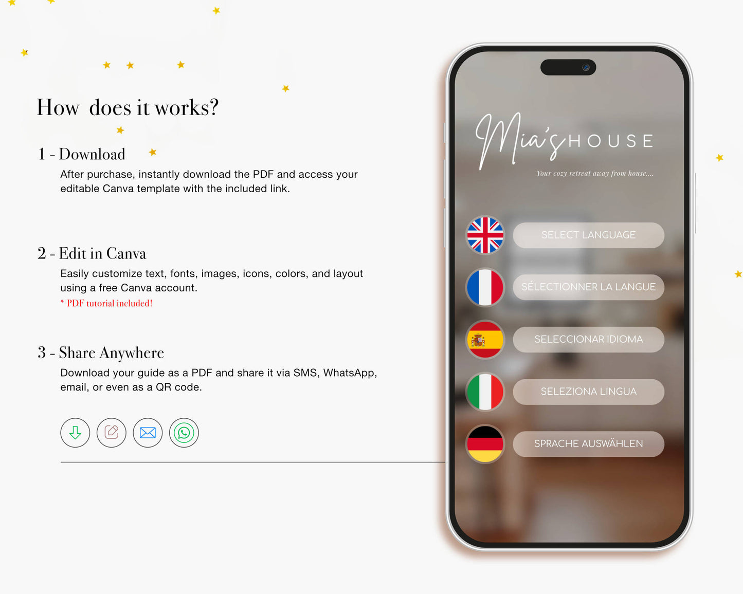 Airbnb Welcome Book Template
