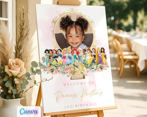 Princess Welcome Sign Printable